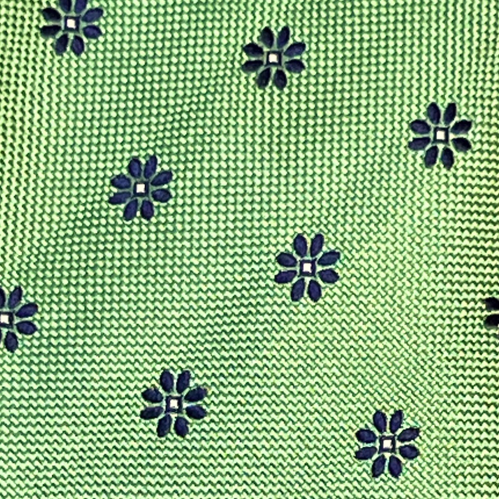 NWOT Chaps Men’s green silk tie - Picture 2 of 8